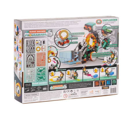 Kit de constructie Coding Robot, 5 in 1, The Source 544984