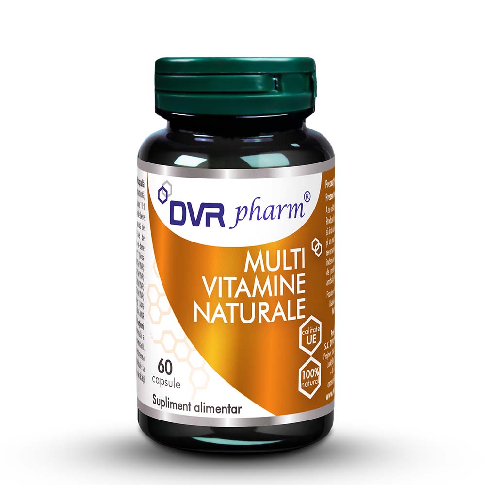 Multivitamine naturale, 60 capsule, DVR Pharm