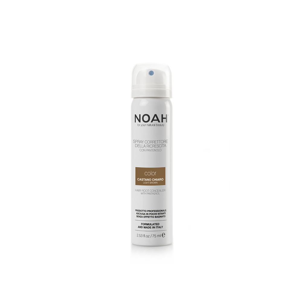 Spray corector pentru acoperirea radacinii parului Castaniu deschis, 75 ml, Noah