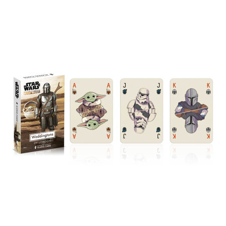 Carti de joc Star Wars Waddingtons Baby Yoda, +8 ani, Winning Moves 545092