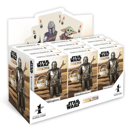 Carti de joc Star Wars Waddingtons Baby Yoda, +8 ani, Winning Moves 545077