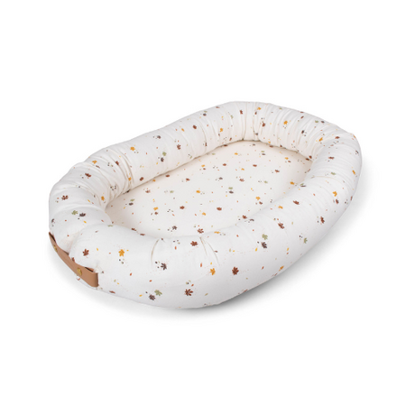 Babynest din bumbac organic Chestnuts