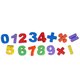 Numere magnetice mari, 68 piese, Miniland 545203