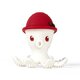 Inel gingival din silicon Octopus, Rosu, Mombella 545247