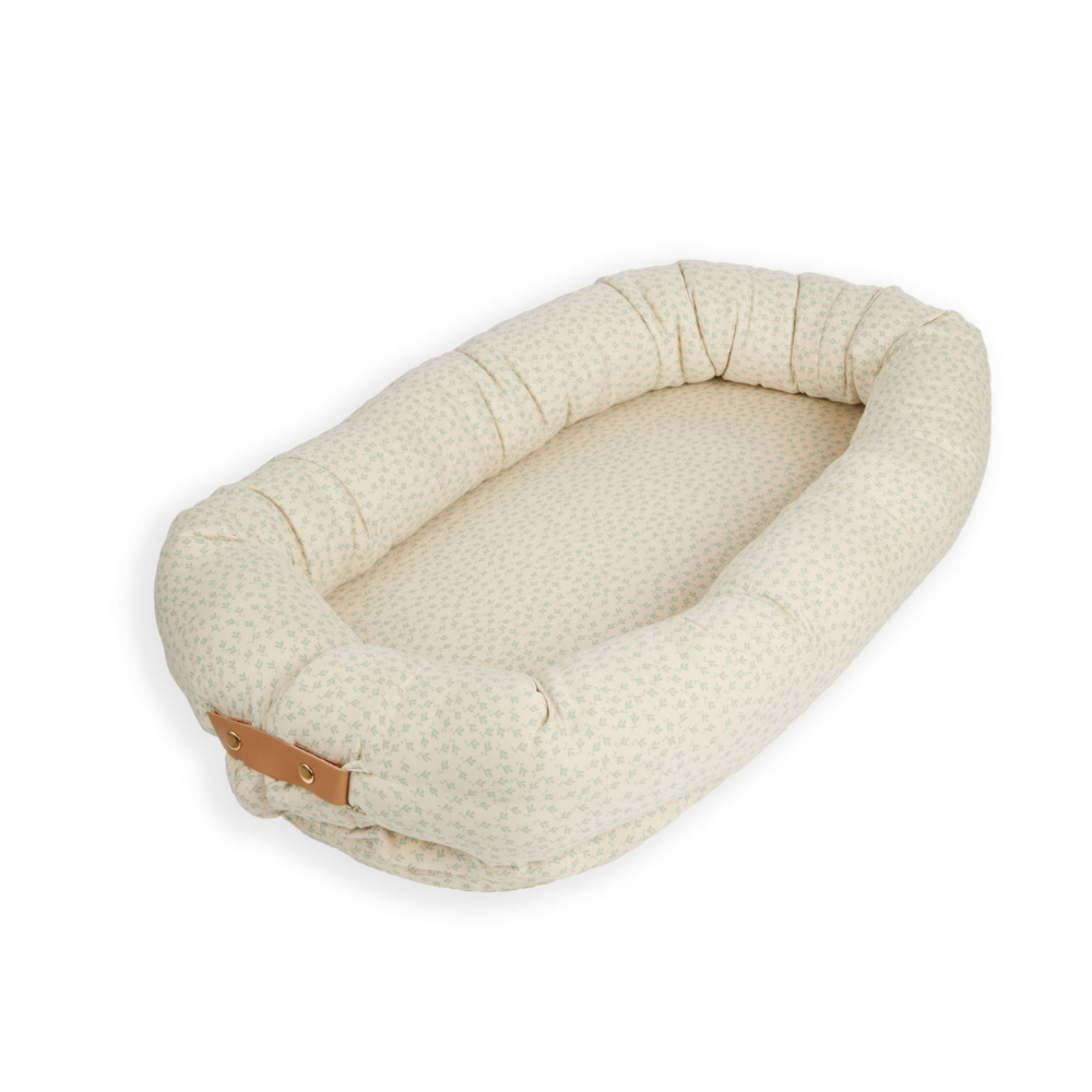 Babynest din bumbac organic, Tender Green, Filibabba