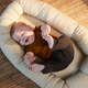 Babynest din bumbac organic, Tender Green, Filibabba 545246