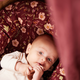 Babynest din bumbac organic, Fall Flowers, Filibabba 545283