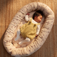 Babynest din bumbac organic, Swallow Rose, Filibabba 545292
