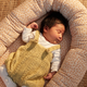 Babynest din bumbac organic, Breezy Harmony Sandy, Filibabba 545309