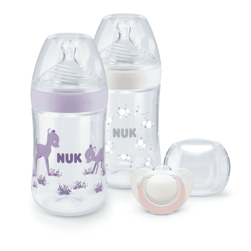 Set pentru nou nascuti Nature Sense, Mov, Nuk