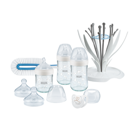 Set biberoane din sticla si accesorii
