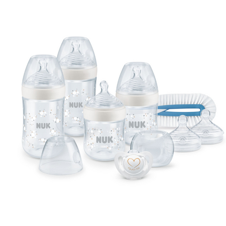 Set biberoane Termo Control si accesorii, Alb, Nuk 545454