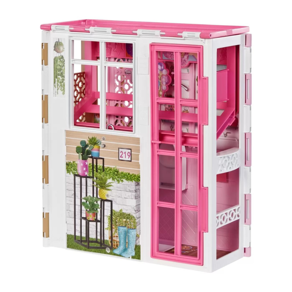 Set Casa Barbie cu 4 camere, +3 ani, Barbie