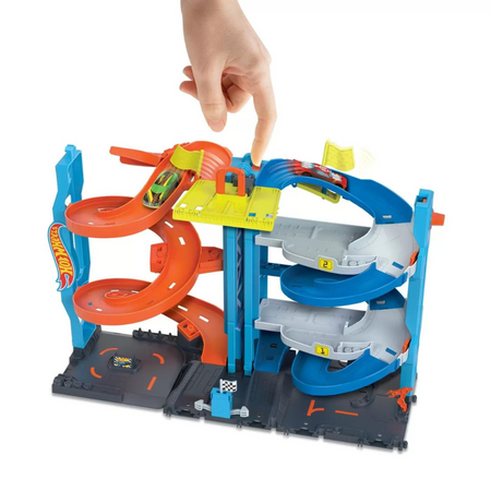Set de joaca Hot Wheels City Turnul de curse, 3 ani+, Hot Wheels 545493