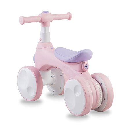 Bicicleta cu lumini, sunet si difuzor de balonase Tobis, Pink, +2 ani, Momi 545546