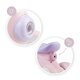 Bicicleta cu lumini, sunet si difuzor de balonase Tobis, Pink, +2 ani, Momi 545544