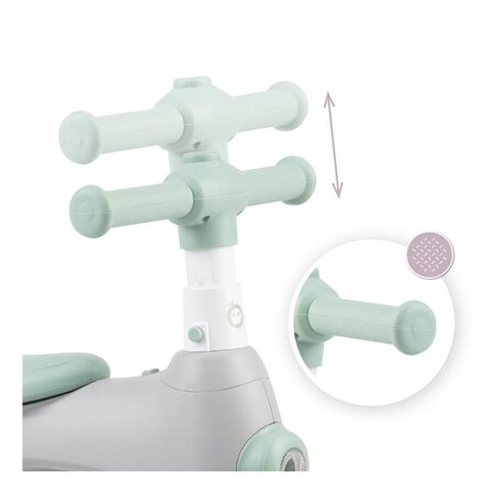 Bicicleta cu lumini, sunet si difuzor de balonase Tobis, Grey, +2 ani, Momi 545530