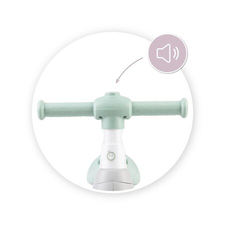Bicicleta cu lumini, sunet si difuzor de balonase Tobis, Grey, +2 ani, Momi 545528
