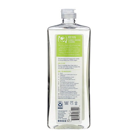 Detergent Organic pentru vase si biberoane cu ulei de pere, 739 ml, Earth Friendly 545560