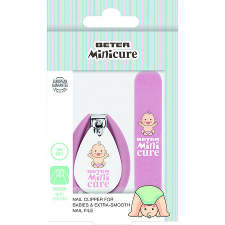 Set de manichiura pentru bebelus, unghiera si pila Minicure, Beter 545663