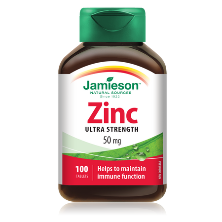 Zinc, 50mg, 100 tablete, Jamieson