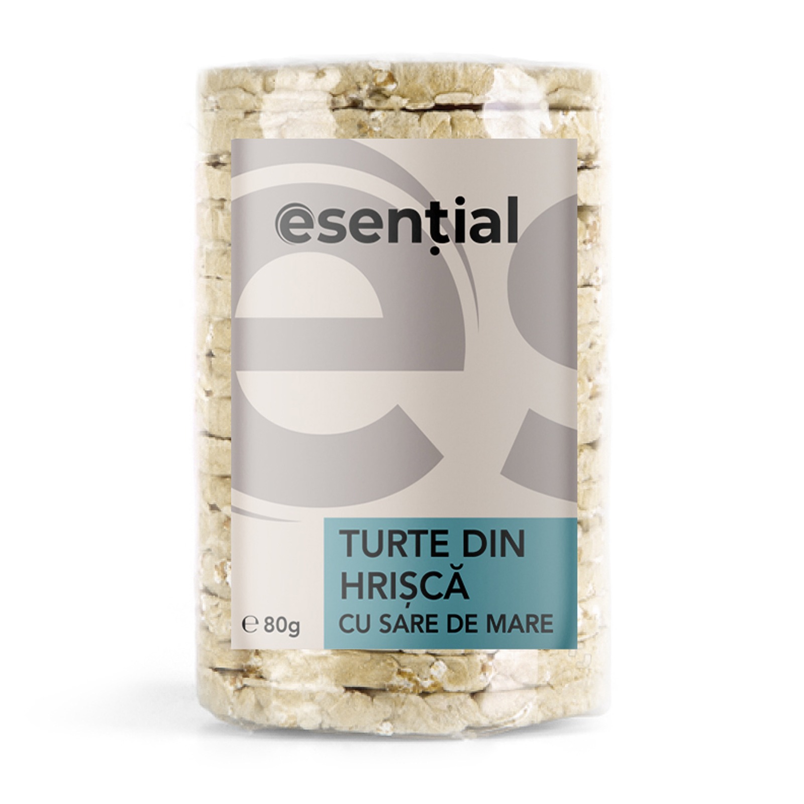 Turte din hrisca cu sare de mare, 80 gr, Pronat