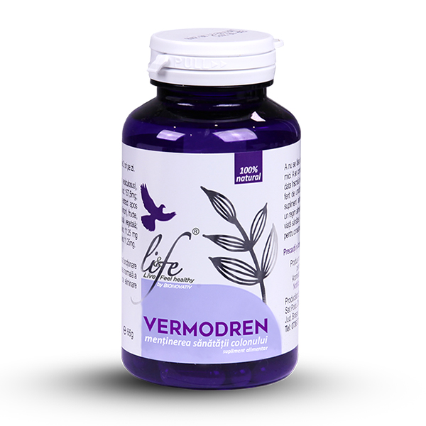 Vermodren, 120 capsule, Bionovativ