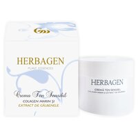 Crema pentru ten sensibil cu Colagen Marin si extract de galbenele, 100 ml, Herbagen