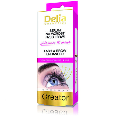 Ser pentru cresterea genelor si sprancenelor, 7 ml, Delia Cosmetics 545760