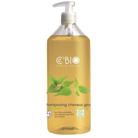 Sampon organic pentru par gras