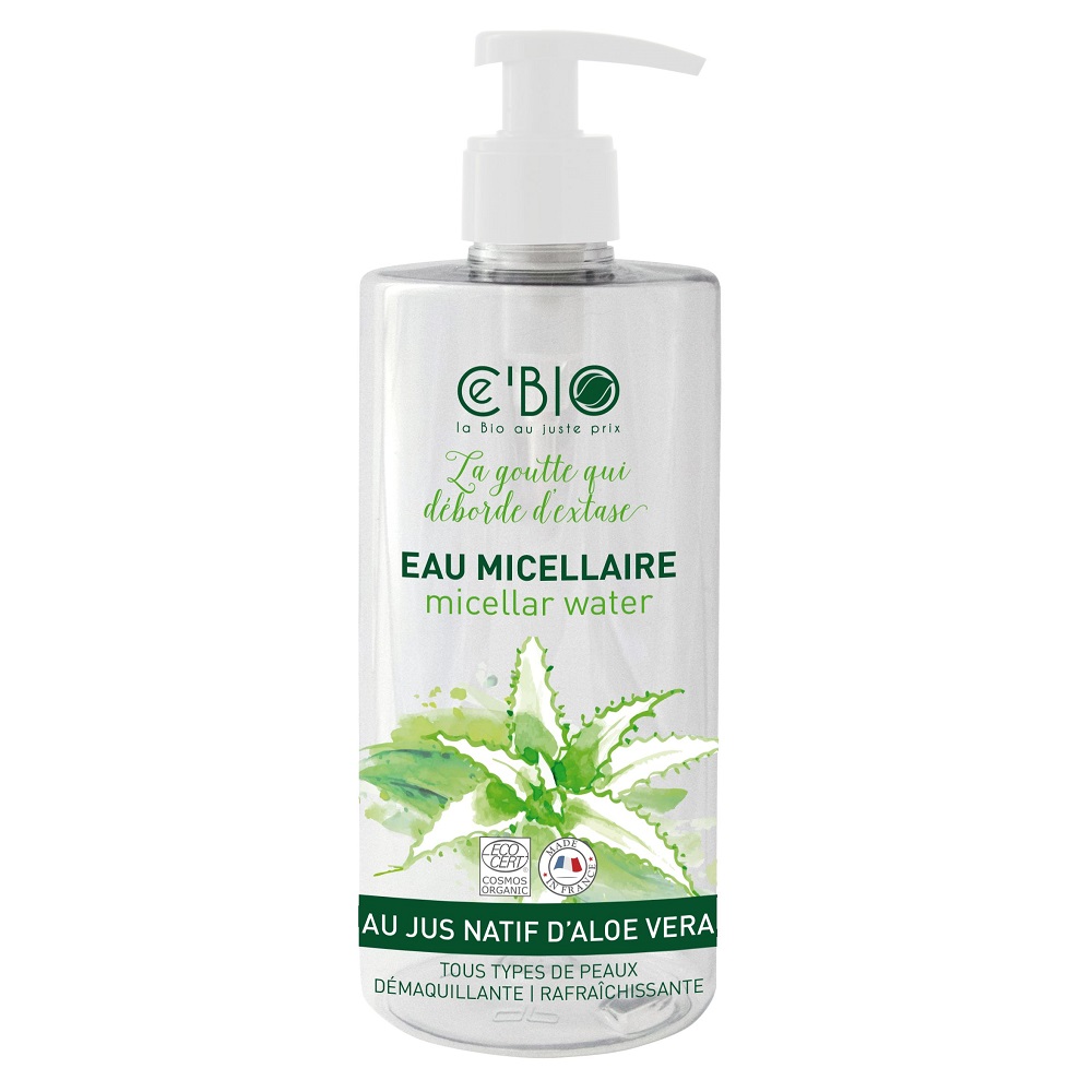 Apa micelara organica cu aloe vera, 500 ml, Ce'Bio