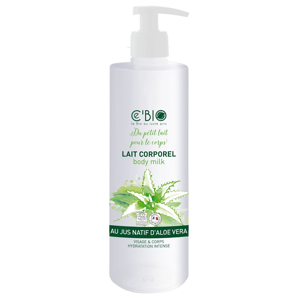 Lapte de corp organic cu aloe vera