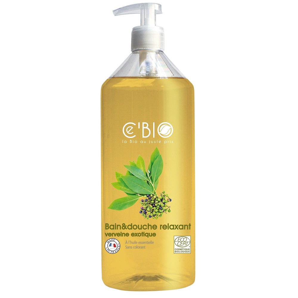 Gel de dus organic cu Verbina Exotica, 500 ml, Ce'Bio