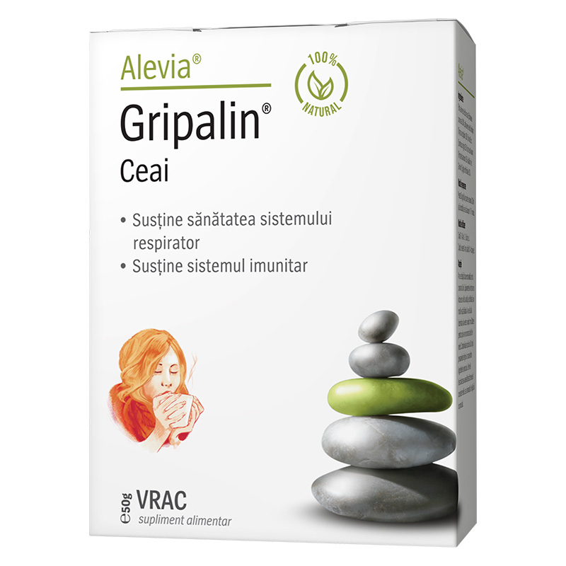 Gripalin ceai, 50 g, Alevia