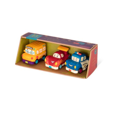 Set 3 mini masinute, + 1 an, Btoys 545983