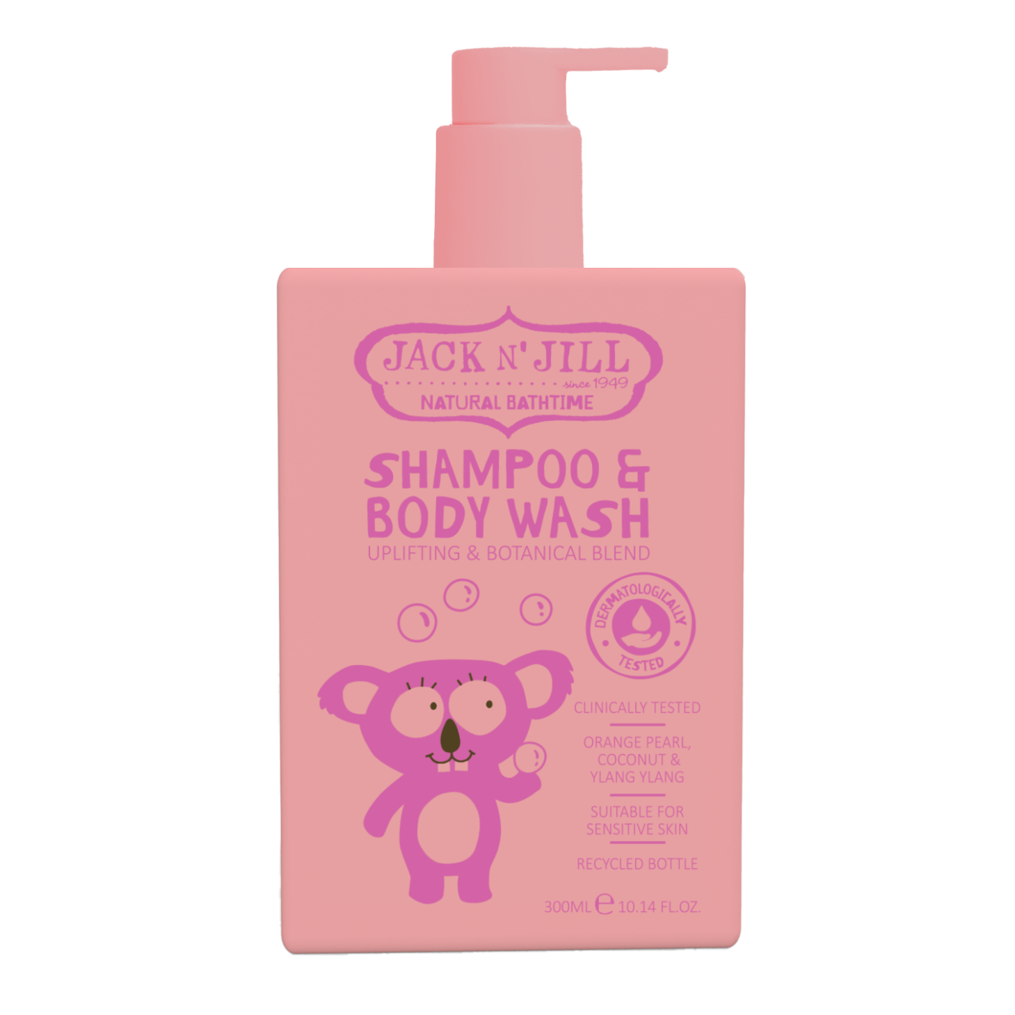 Sampon si gel de dus pentru copii, 300 ml, Jack N Jill