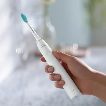 Periuta de dinti sonica electrica Philips Sonicare 2100, alb, HX3651/13, Philips 630611