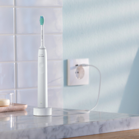 Periuta de dinti sonica electrica Philips Sonicare 2100, alb, HX3651/13, Philips 630610