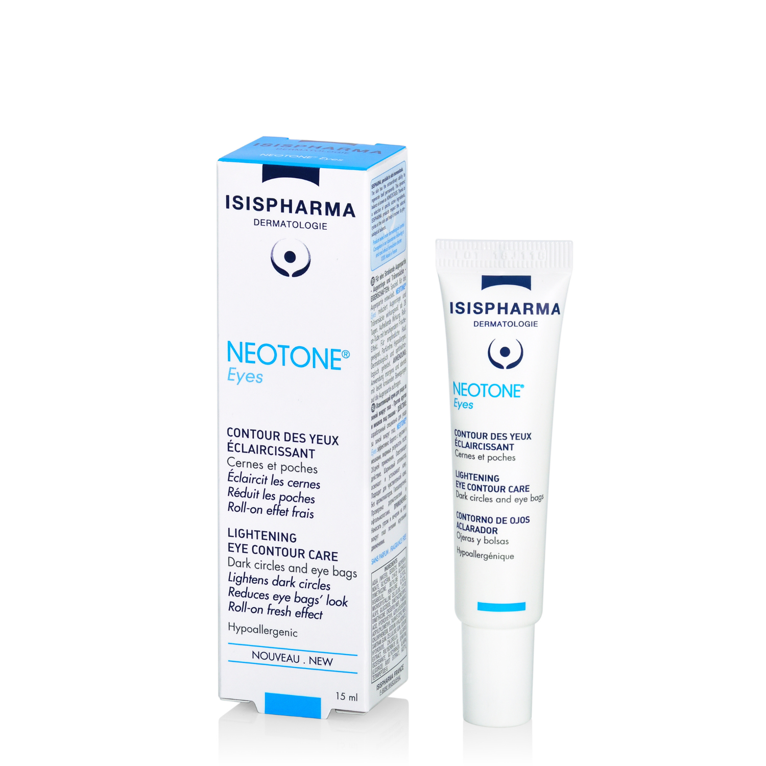 Gel-crema anticearcan Neotone eyes, 15 ml, Isispharma