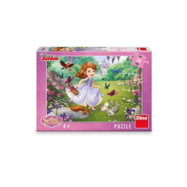 Puzzle Sofia la plimbare, 24 piese, Dino Toys