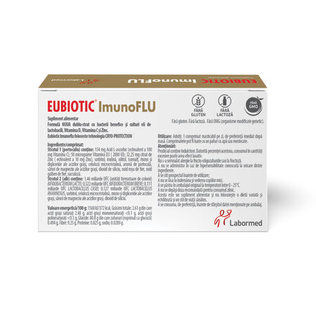 Eubiotic ImunoFlu, 15 comprimate, Labormed 644403