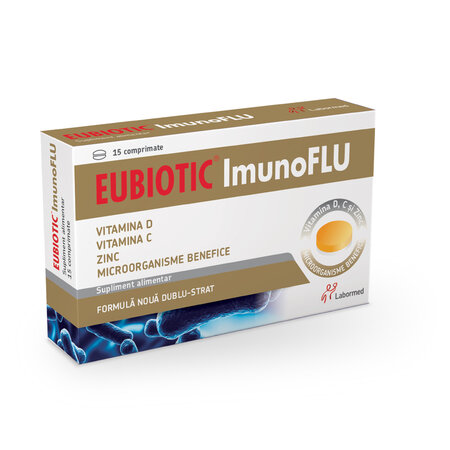 Eubiotic ImunoFlu, 15 comprimate, Labormed 644402