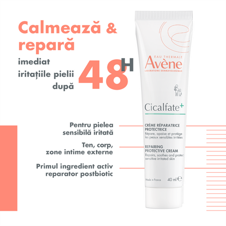 Crema reparatoare si protectoare Cicalfate+, 40 ml, Avene 674553