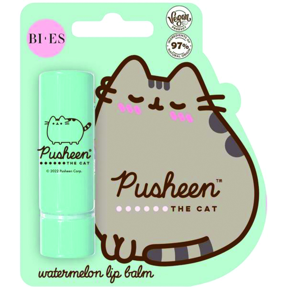 Balsam de buze cu pepene rosu, 4 g, Pusheen