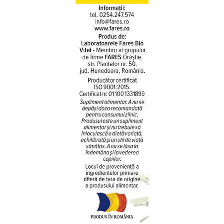 Biomicin solutie de uleiuri esentiale A2, 10 ml, Fares 721136