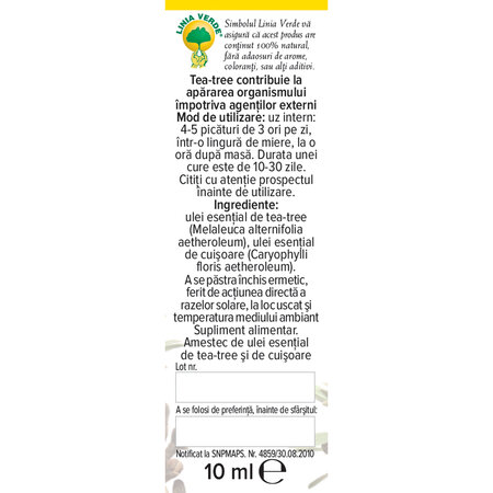 Biomicin solutie de uleiuri esentiale A2, 10 ml, Fares 721135