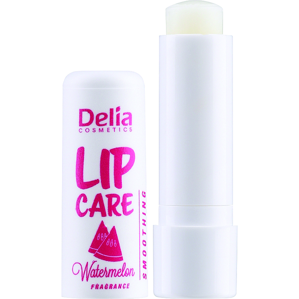 Balsam de buze cu aroma de Pepene rosu, 4.9 g, Delia