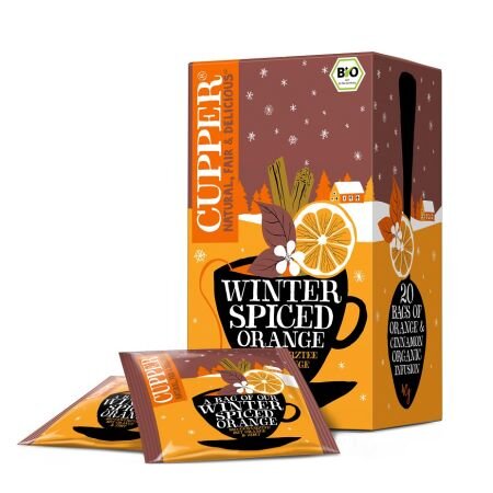 Ceai bio infuzie de portocala cu scortisoara Winter,