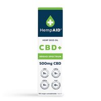 Ulei de canepa cu 500 mg CBD, 500 mg CBDA, 500 mg CBGA, 10 ml, HempAID