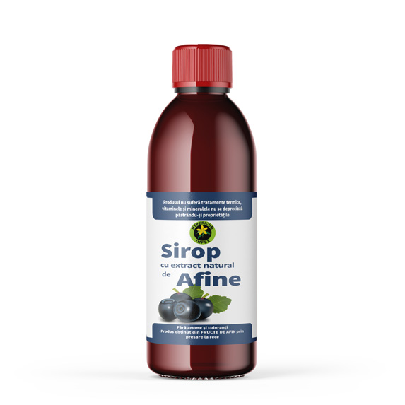 Sirop cu extract natural de Afine, 500 ml, Hypericum